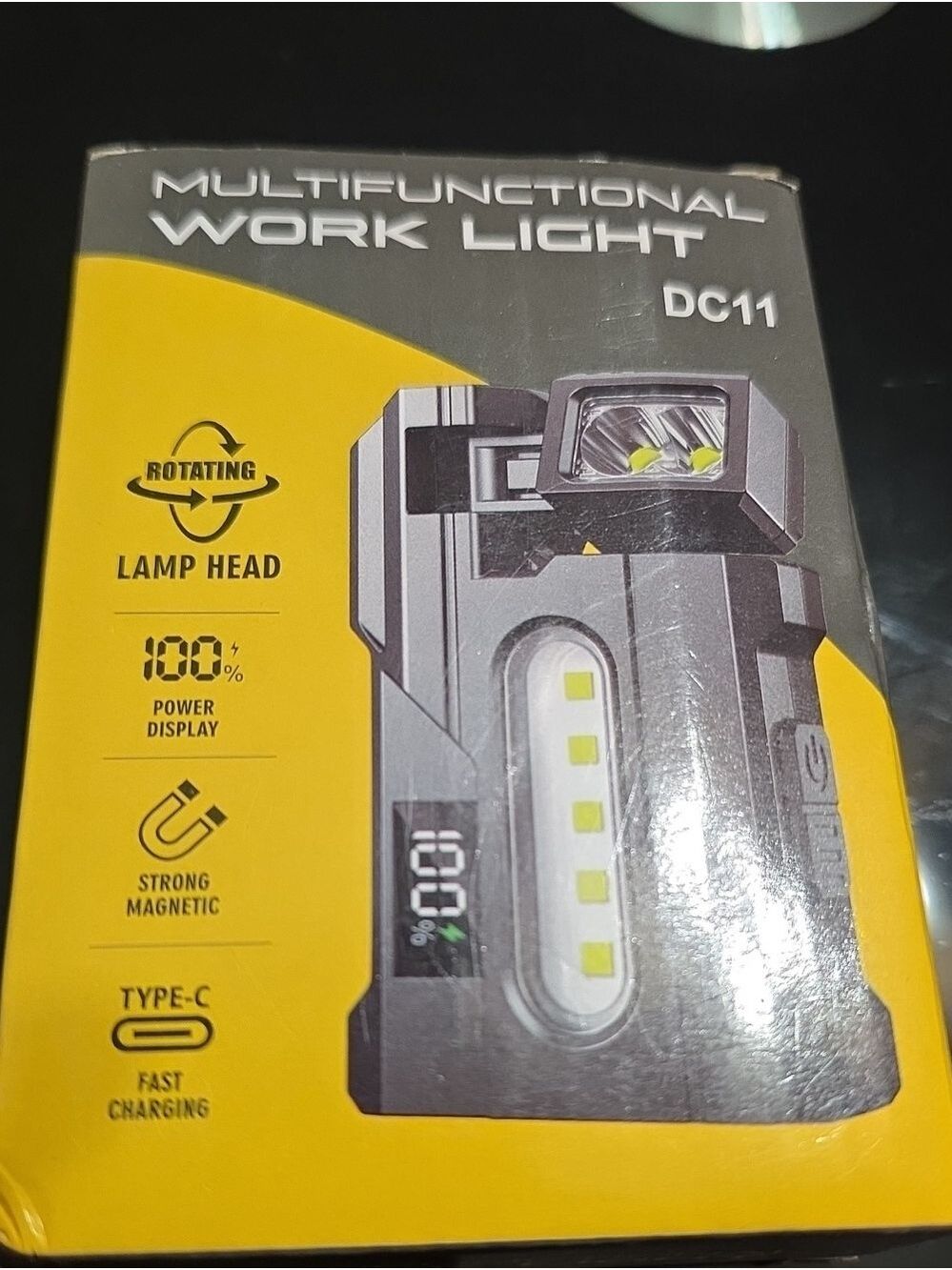 DC11 Multifunctional Work Light - Black/Yellow